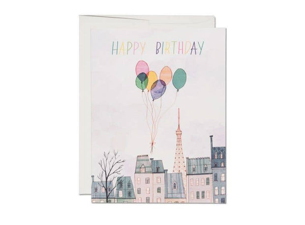 Red Cap Cards - Paris Balloons