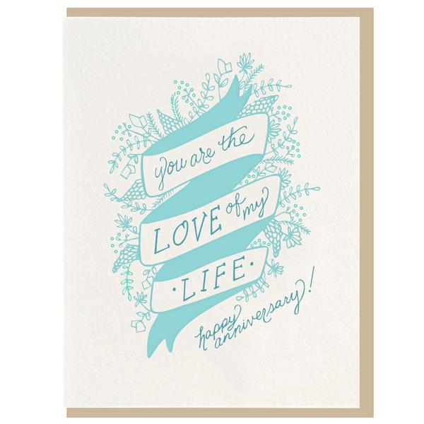 Dahlia Press - Love Of My Life Card