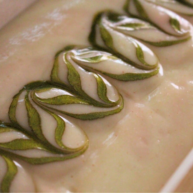 Basil Peach Cold Process Soap